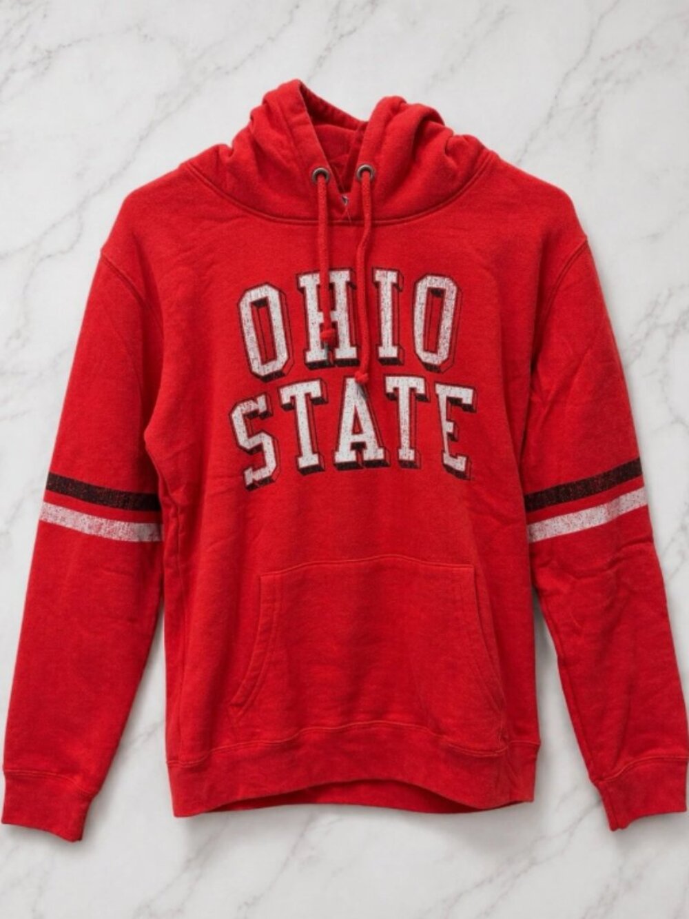 Scarlet & Gray Ohio State Buckeyes Red Sweatshirt Size L